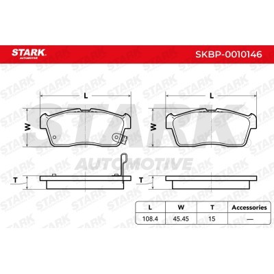 Bremsbeläge Satz Stark SKBP-0010146 SKBP-0010146 - foto 4