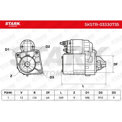 Anlasser Stark SKSTR-03330735 SKSTR-03330735 - foto 6