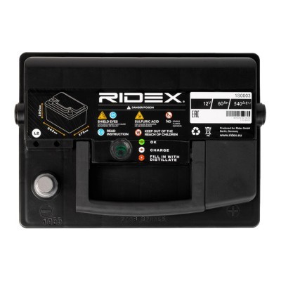 Autobatterie RIDEX 1S0003 1S0003 - foto 9