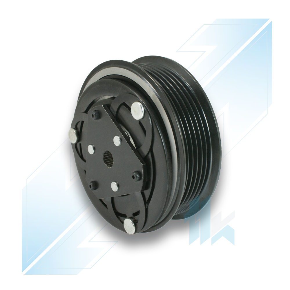 Klimakompressor Magnetkupplung (12V) MITSUBISHI QS90 6PK (PV6) Ø99/Ø95 Chevrolet (DAC) 112MQ90600 - foto 3