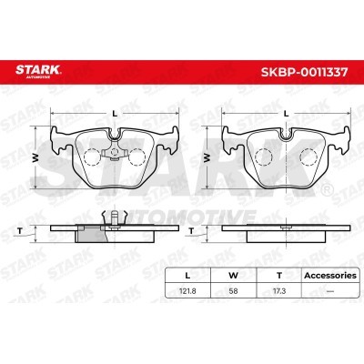Bremsbeläge Satz Stark SKBP-0011337 SKBP-0011337 - foto 4