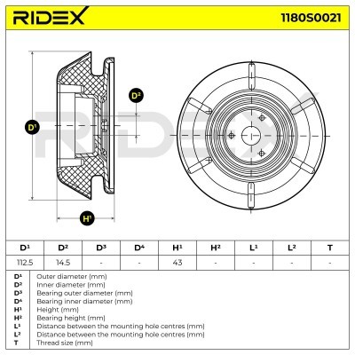 Stoßdämpferkissen Vorderachse RIDEX 1180S0021 1180S0021 - foto 5
