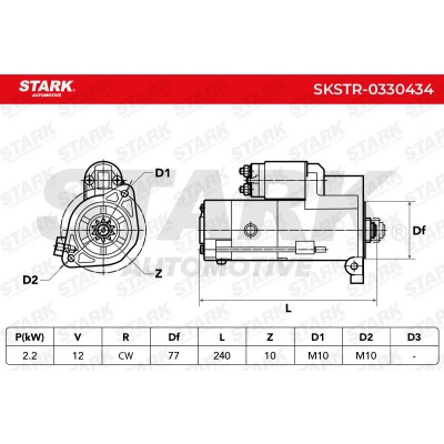 Anlasser Stark SKSTR-0330434 SKSTR-0330434 - foto 7