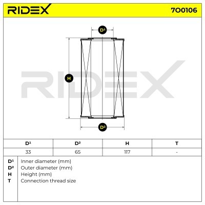 Ölfilter RIDEX 7O0106 7O0106 - foto 7