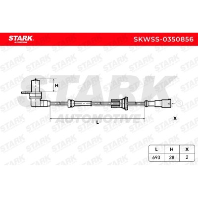 ABS Sensor Stark SKWSS-0350856 SKWSS-0350856 - foto 6
