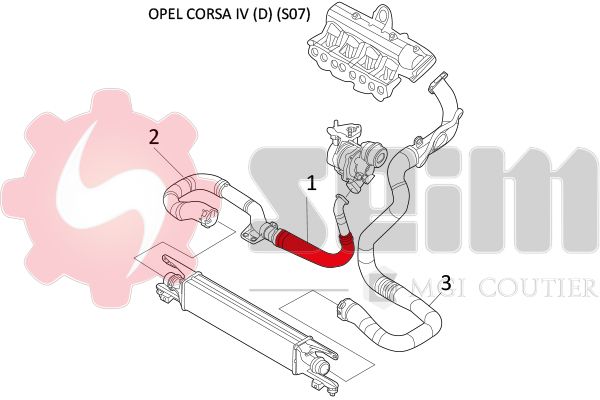 Ladeluftschlauch SEIM 981480 981480 - foto 2
