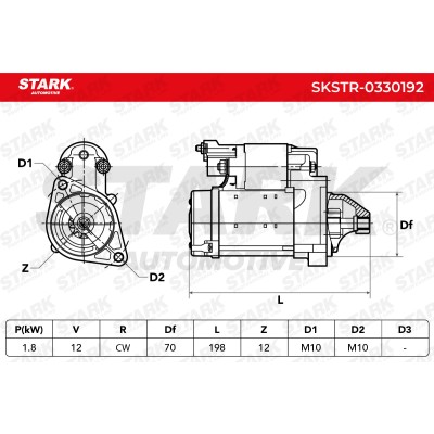 Anlasser Stark SKSTR-0330192 SKSTR-0330192 - foto 6