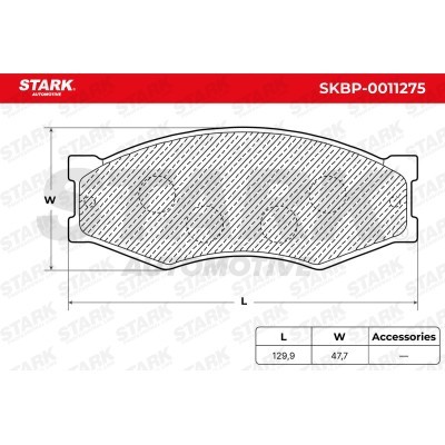 Bremsbeläge Satz Stark SKBP-0011275 SKBP-0011275 - foto 5
