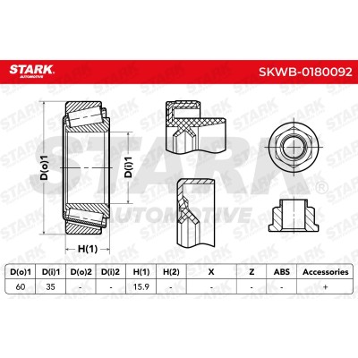 Radlager Stark SKWB-0180092 SKWB-0180092 - foto 3
