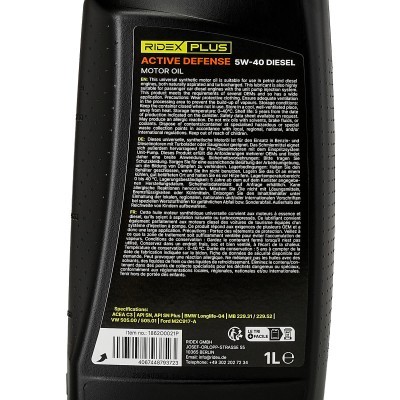 Motoröl RIDEX 1862O0021P 1862O0021P - foto 5