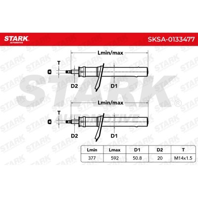 Stoßdämpfer Stark SKSA-0133477 SKSA-0133477 - foto 5