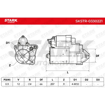 Anlasser Stark SKSTR-0330221 SKSTR-0330221 - foto 6