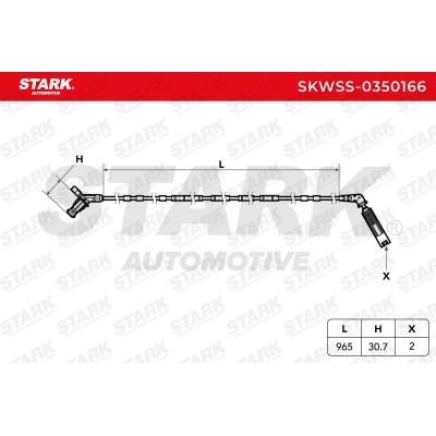 ABS Sensor Stark SKWSS-0350166 SKWSS-0350166 - foto 5