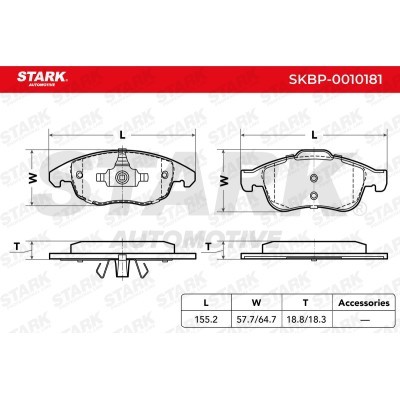 Bremsbeläge Satz Stark SKBP-0010181 SKBP-0010181 - foto 4