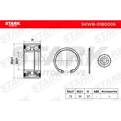 Radlager Stark SKWB-0180006 SKWB-0180006 - foto 3