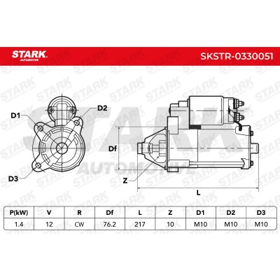 Anlasser Stark SKSTR-0330051 SKSTR-0330051 - foto 6
