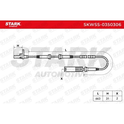 ABS Sensor Stark SKWSS-0350306 SKWSS-0350306 - foto 6