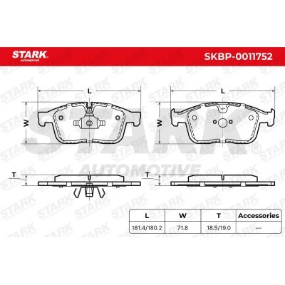 Bremsbeläge Satz Stark SKBP-0011752 SKBP-0011752 - foto 5