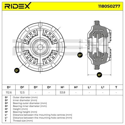 Stoßdämpferkissen Vorderachse RIDEX 1180S0277 1180S0277 - foto 6