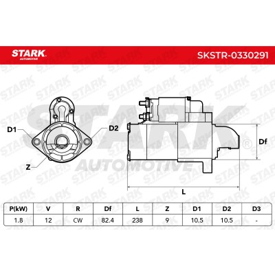 Anlasser Stark SKSTR-0330291 SKSTR-0330291 - foto 8