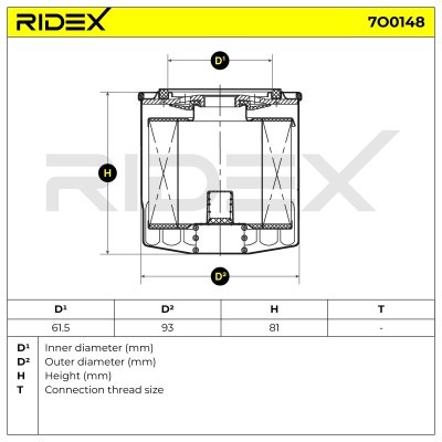 Ölfilter RIDEX 7O0148 7O0148 - foto 4
