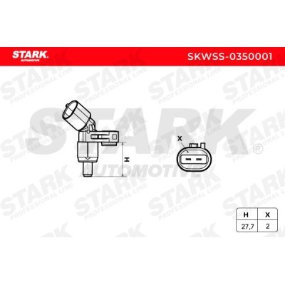 ABS Sensor Stark SKWSS-0350001 SKWSS-0350001 - foto 5