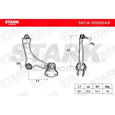 Querlenker Stark SKCA-0050549 SKCA-0050549 - foto 3