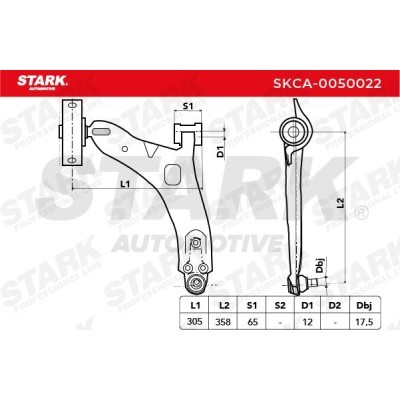 Querlenker Stark SKCA-0050022 SKCA-0050022 - foto 4