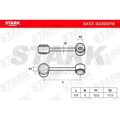 Stabilisator Stange Stark SKST-0230078 SKST-0230078 - foto 6