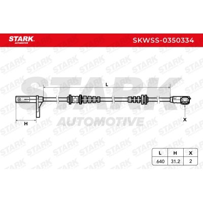 ABS Sensor Stark SKWSS-0350334 SKWSS-0350334 - foto 6