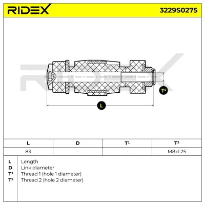 Stabilisator Stange RIDEX 3229S0275 3229S0275 - foto 6
