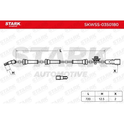 ABS Sensor Stark SKWSS-0350180 SKWSS-0350180 - foto 6