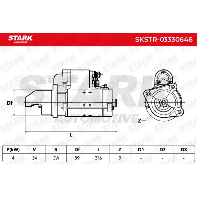 Anlasser Stark SKSTR-03330646 SKSTR-03330646 - foto 6