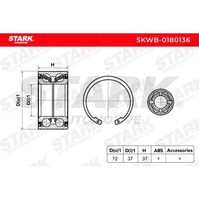 Radlager Stark SKWB-0180136 SKWB-0180136 - foto 5