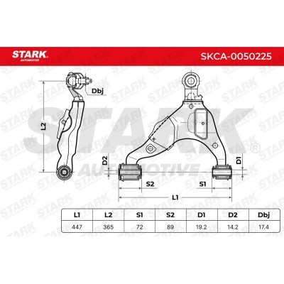 Querlenker Stark SKCA-0050225 SKCA-0050225 - foto 3