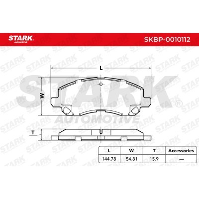 Bremsbeläge Satz Stark SKBP-0010112 SKBP-0010112 - foto 4