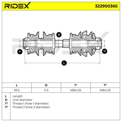 Stabilisator Stange RIDEX 3229S0365 3229S0365 - foto 6