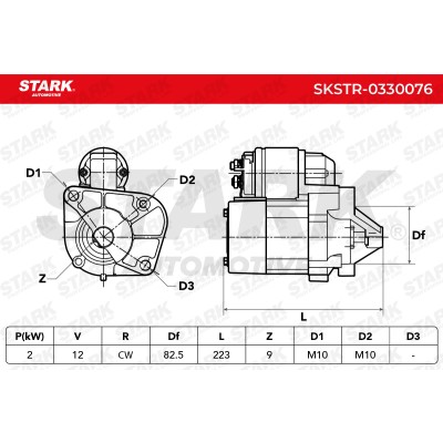 Anlasser Stark SKSTR-0330076 SKSTR-0330076 - foto 7