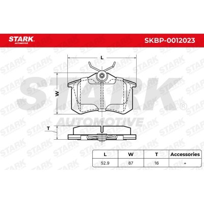 Bremsbeläge Satz Stark SKBP-0012023 SKBP-0012023 - foto 6