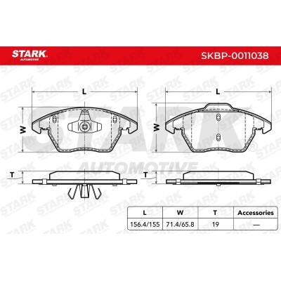 Bremsbeläge Satz Stark SKBP-0011038 SKBP-0011038 - foto 4