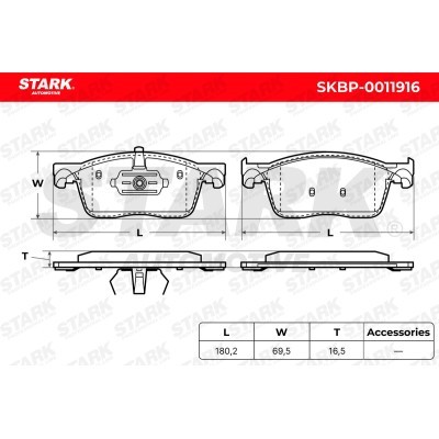Bremsbeläge Satz Stark SKBP-0011916 SKBP-0011916 - foto 5
