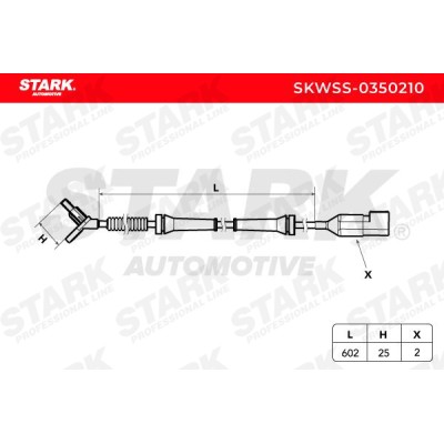 ABS Sensor Stark SKWSS-0350210 SKWSS-0350210 - foto 6