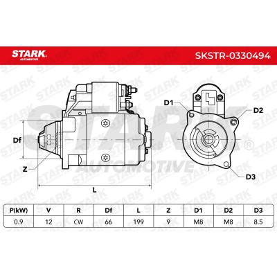 Anlasser Stark SKSTR-0330494 SKSTR-0330494 - foto 6