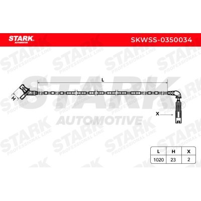 ABS Sensor Stark SKWSS-0350034 SKWSS-0350034 - foto 3