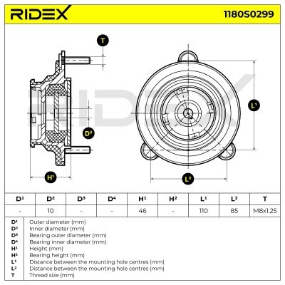 Stoßdämpferkissen Vorderachse RIDEX 1180S0299 1180S0299 - foto 5