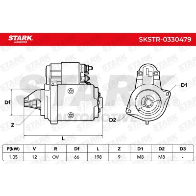 Anlasser Stark SKSTR-0330479 SKSTR-0330479 - foto 6