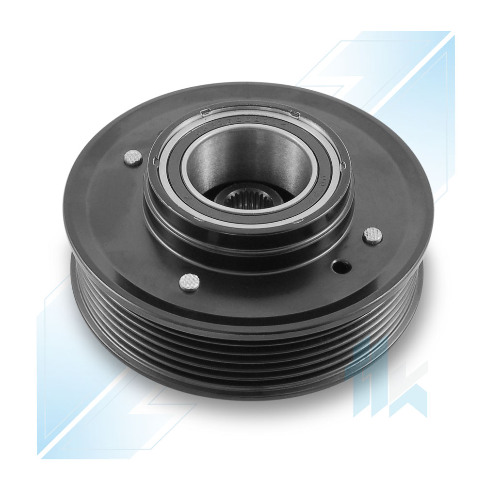 Klimakompressor Kupplung DENSO 6SEU12C 6PK (PV6) Ø107/Ø102 Audi 110D6E2600 - foto 4