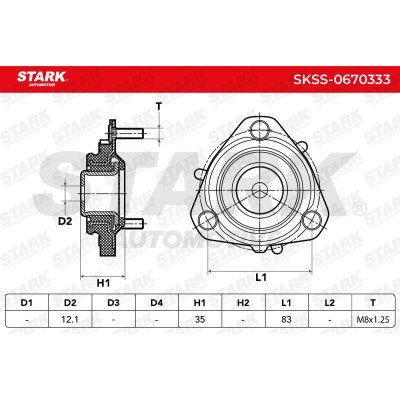 Stoßdämpferkissen Vorderachse Stark SKSS-0670333 SKSS-0670333 - foto 5