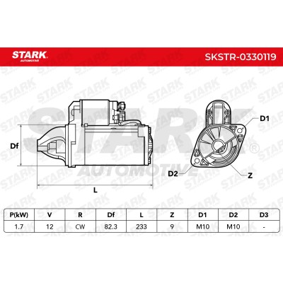 Anlasser Stark SKSTR-0330119 SKSTR-0330119 - foto 7