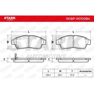 Bremsbeläge Satz Stark SKBP-0010084 SKBP-0010084 - foto 3